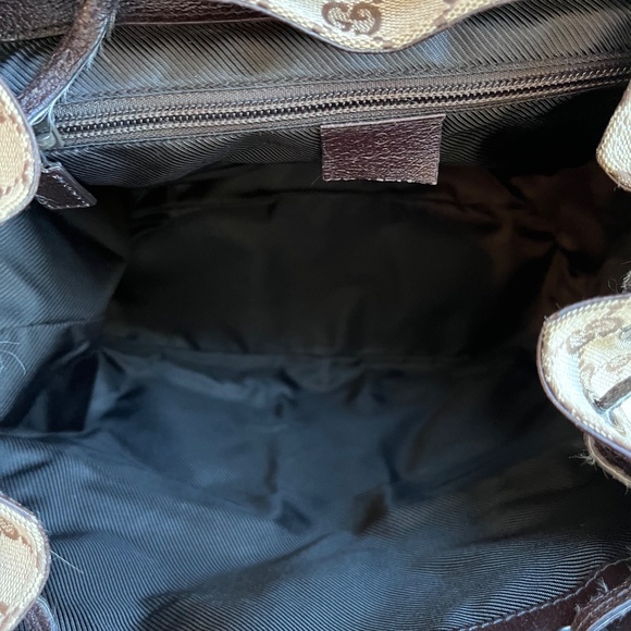 Authentic Gucci GG Jackie Canvas Backpack - Excellent Condition - Picture 7 of 9